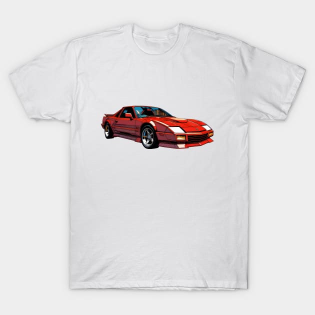 Vintage Sports Car 1980 - Isolated T-Shirt by Shubol